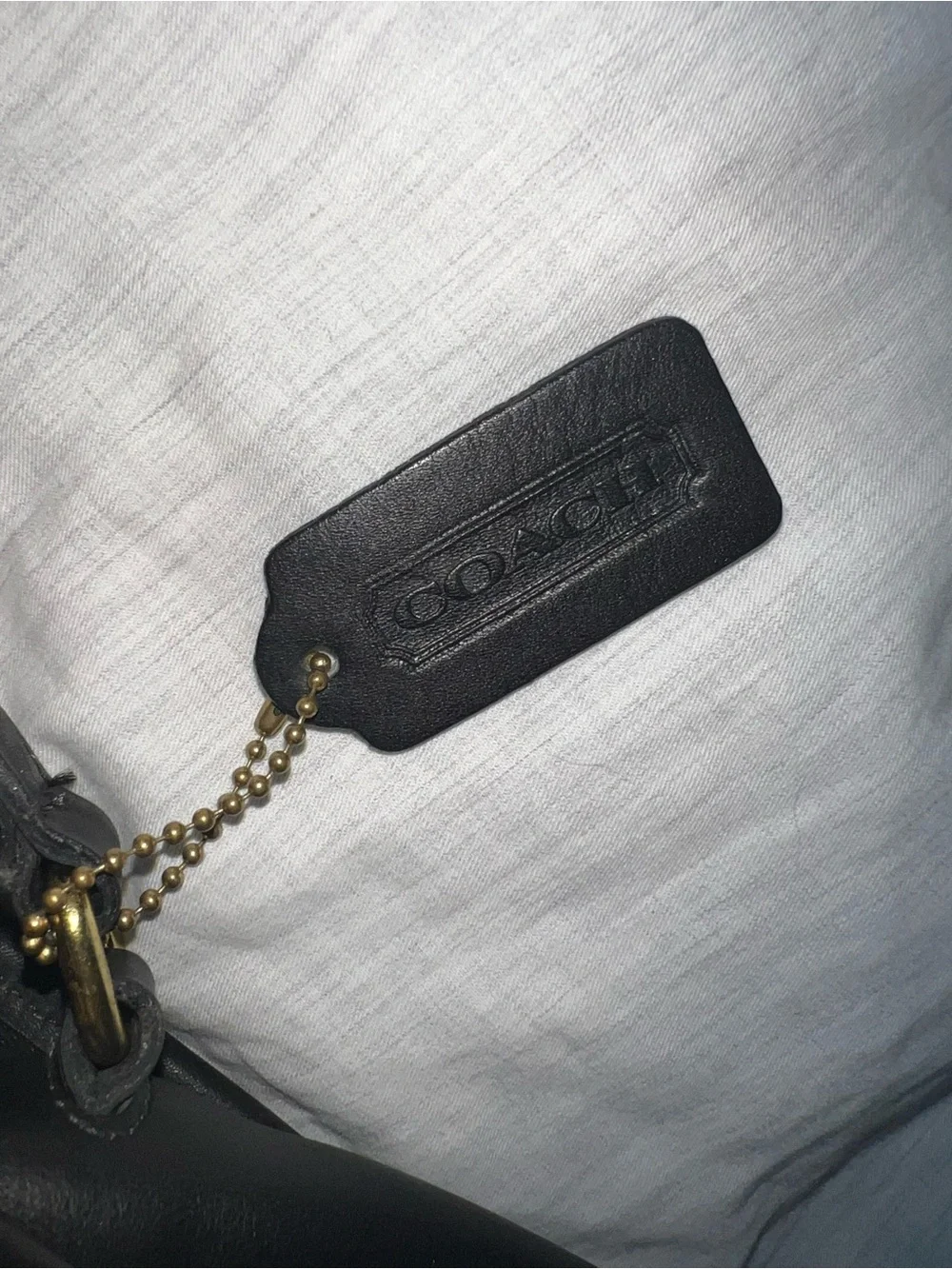 Vintage Coach *RARE* Classic Black 9043 GEOMETRIC Bag Top Handle Brass Turnlock